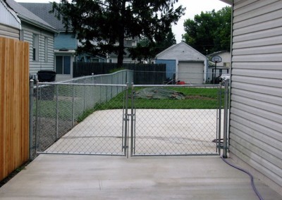 02-Residential chainlink fence in Columbus
